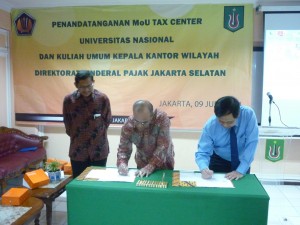 Read more about the article Penandatangan MoU Tax Center Unas dan Kuliah Umum Kepala Kantor Wilayah Dirjen Pajak Jaksel