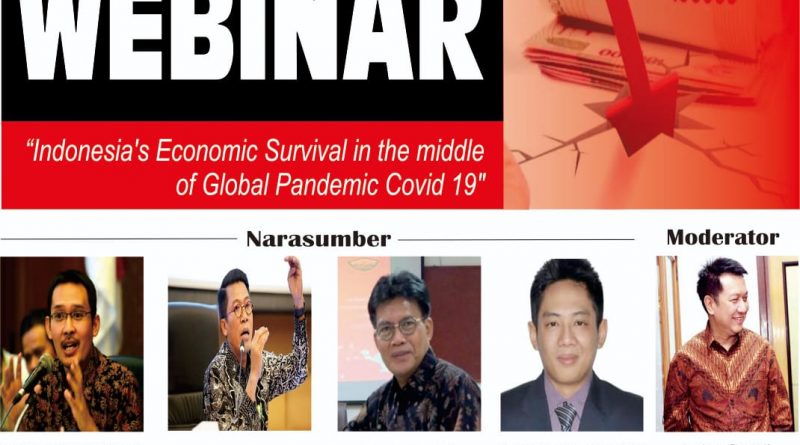 You are currently viewing Diskusi WEBINAR UNAS-UNHAS: Pandemi Corona Berdampak pada Sektor Ekonomi RI