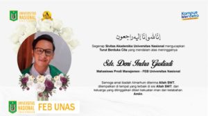 Read more about the article Turut Berduka Cita atas Meninggalnya Sdr. Deni Indra Gustiadi Mahasiswa Prodi Manajemen FEB UNAS