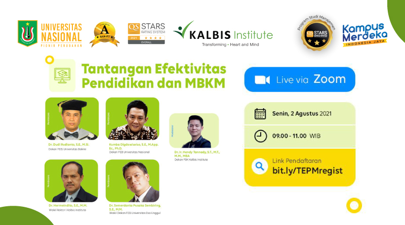 Read more about the article Dekan FEB UNAS: Tantangan Efektivitas Pendidikan dan MBKM
