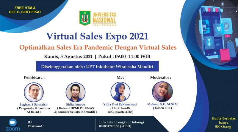 You are currently viewing Dorong Berwirausaha di Tengah Pandemi, UPT Wirausaha Mandiri Kenalkan Metode Virtual Sales kepada Mahasiswa