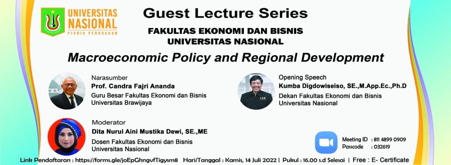 You are currently viewing Guest Lecture Series Fakultas Ekonomi dan Bisnis Universitas Nasional