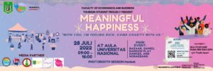 Read more about the article Hasilkan SDM Berkompeten dalam Bidang Pariwisata, Prodi Pariwisata UNAS Selenggarakan Event dengan Tema “Meaningful Happiness”