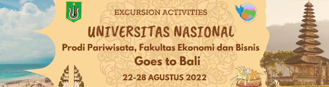 You are currently viewing Excursion Activities Universitas Nasional Prodi Pariwisata, Fakultas Ekonomi dan Bisnis Goes to Bali