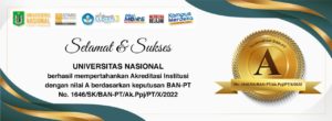 Read more about the article Selamat dan Sukses UNAS Berhasil Mempertahankan Akreditasi Institusi dengan Nilai A
