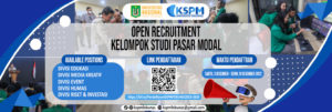 Read more about the article Open Recruitment Kelompok Studi Pasar Modal FEB UNAS