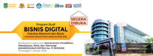 Read more about the article Segera Dibuka, Prodi Bisnis Digital FEB UNAS!