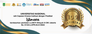 Read more about the article Universitas Nasional Raih Capaian Kinerja Dengan Predikat “Istimewa”