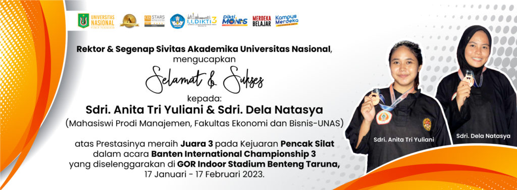 You are currently viewing Selamat & Sukses Kepada Sdri. Anita Tri Yuliani & Sdri. Dela Natasya Atas Prestasinya