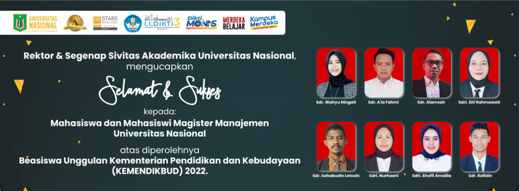 You are currently viewing Selamat Kepada Mahasiswa Magister Manajemen yang Memperoleh Beasiswa Unggulan KEMENDIKBUD 2022