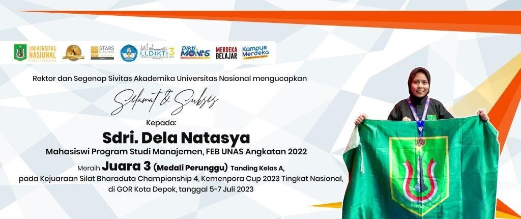 Read more about the article Mahasiswa FEB UNAS Sabet Medali Perunggu Di Kemenpora Cup 2023