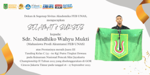 Read more about the article Selamat & Sukses Kepada Sdr. Nandhiko Wahyu Mukti Atas Prestasinya