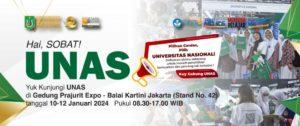 Read more about the article Yuk Kunjungi UNAS di Balai Kartini Jakarta (10-12 Januari 2024)