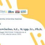 Selamat & Sukses Kepada Prof. Kumba Digdowiseiso, S.E., M.App. Ec., Ph.D. Sebagai Profesor Termuda di LLDIKTI Wilayah III DKI Jakarta