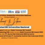 Galeri Investasi BEI Universitas Nasional Meraih Juara 3 pada acara Galeri Investasi BEI Award 2024