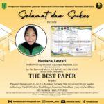 Aktif Berprestasi Akademik, Mahasiswa Prodi Akuntansi Raih Penghargaan Best Paper pada SEMNAS INONUS Call for Paper 2024