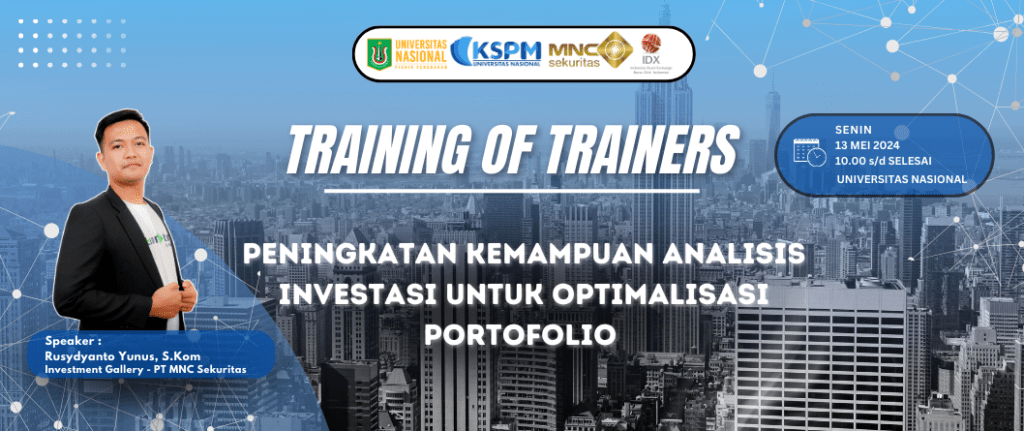 You are currently viewing ToT (Training Of Trainers) #1 untuk seluruh pengurus KSPM FEB Universitas Nasional