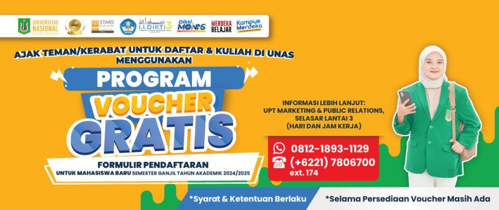 You are currently viewing Ayo Daftar & Kuliah Di UNAS Menggunakan Voucher