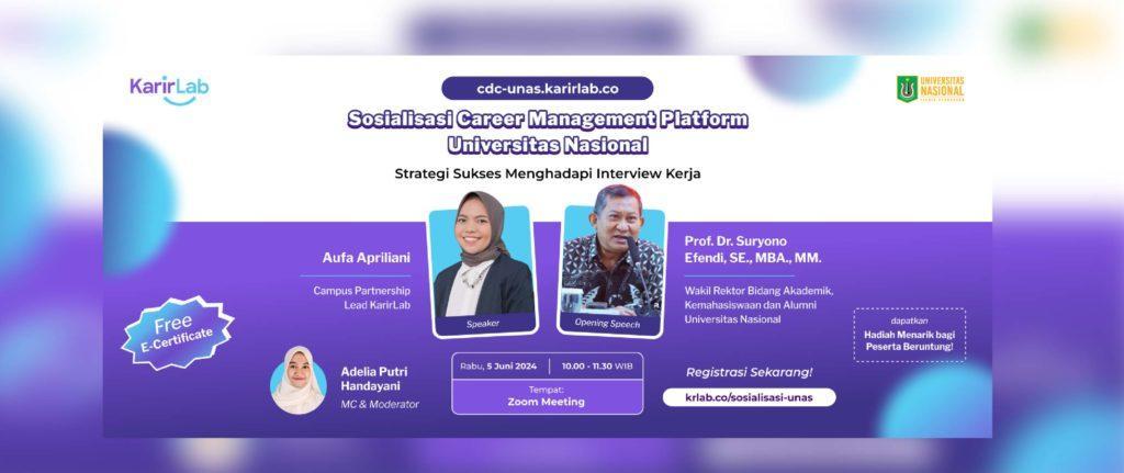 You are currently viewing Sosialisasi Career Management Platform UNAS