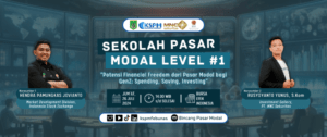 Read more about the article Sekolah Pasar Modal Level 1: “Potensi Financial Freedom dari Pasar Modal bagi GenZ: Spending, Saving, Investing”