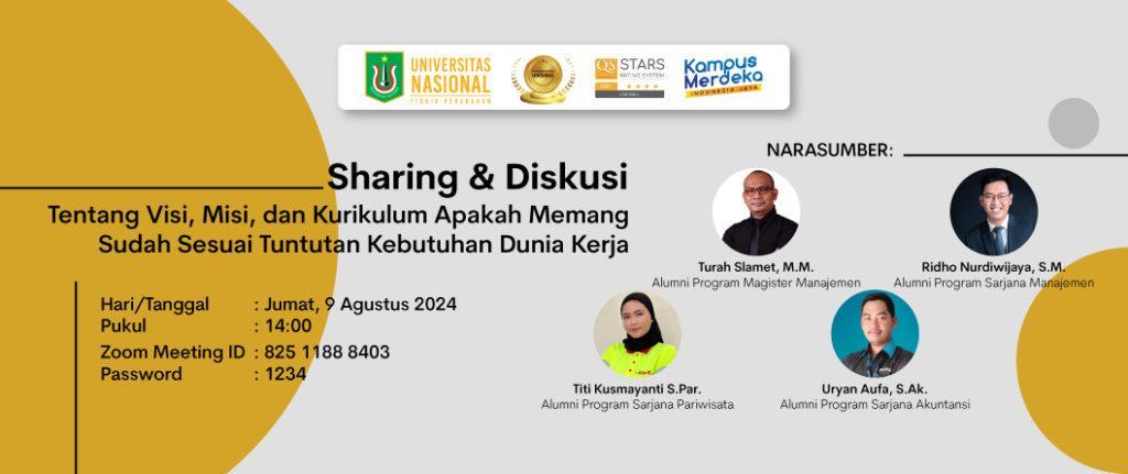 You are currently viewing Sharing dan Diskusi dengan Alumni Tentang Visi, Misi dan Kurikulum