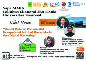 Read more about the article Tema: Kenali Potensi Diri Melalui Kompetensi Inti dari Pasar Modal dan Digital Marketing