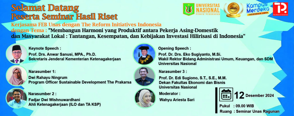 Selamat Datang Peserta Seminar Hasil Riset