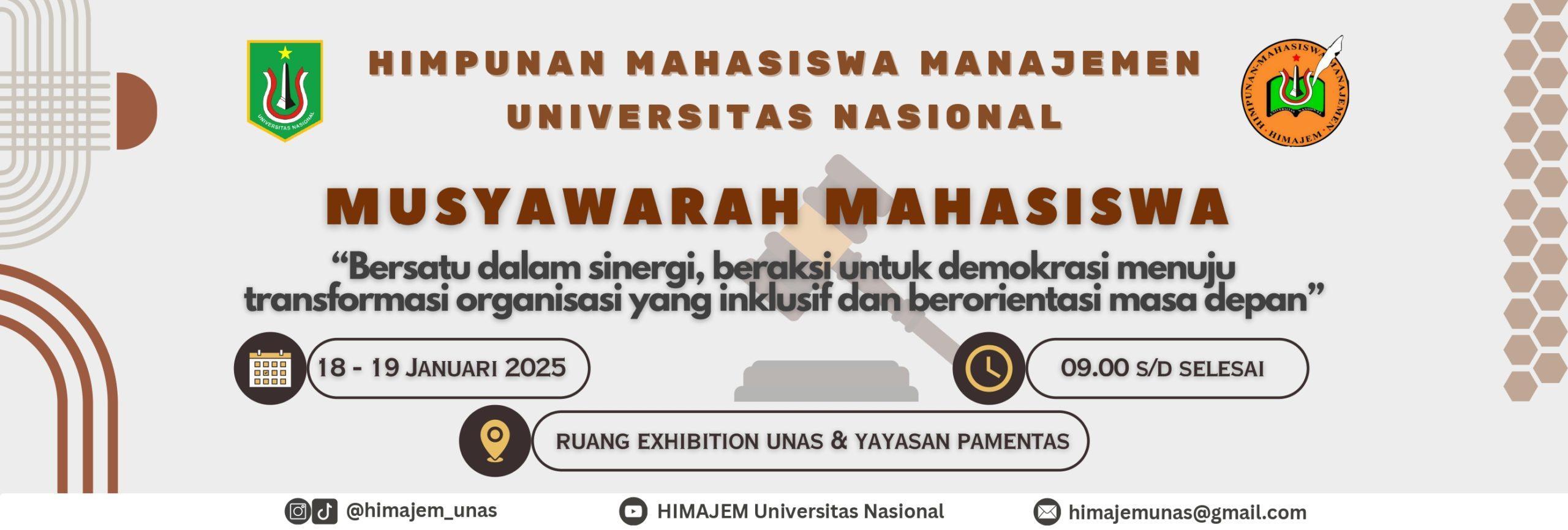 You are currently viewing Musyawarah Mahasiswa Himpunan Mahasiswa Manajemen