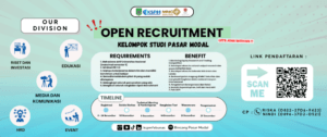 Read more about the article Open Recruitment Kelompok Studi Pasar Modal (KSPM) FEB UNAS untuk periode 2025/2026