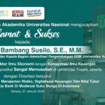 Selamat & Sukses Kepada Bapak Dr. Bambang Susilo, S.E., M.M. atas diraihnya Gelar Doktor Doktor Ilmu Ekonomi