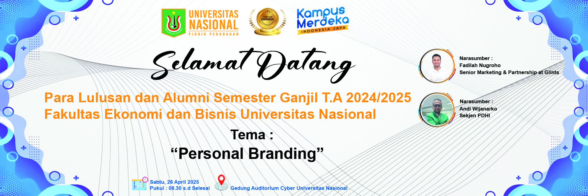 Read more about the article Pelepasan Lulusan dan Alumni Semester Ganjil T.A 2024/2025 Fakultas Ekonomi dan Bisnis Universitas Nasional