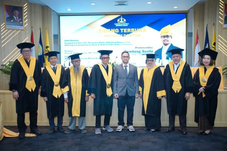 Dosen FEB UNAS Berhasil Raih Gelar Doktor Dalam Bidang Ilmu Ekonomi