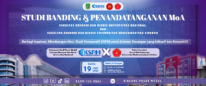 Read more about the article Studi Banding dan Penandatanganan MoA FEB UNAS dengan FEB Universitas Muhammadiyah Cirebon