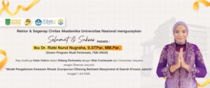 Read more about the article Selamat & Sukses Kepada Ibu Dr. Rizki Nurul Nugraha, S.STPar, MM.Par. Atas Gelar Doktor Bidang Pariwisata