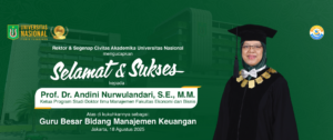 Read more about the article Selamat & Sukses Kepada Prof. Dr. Andini Nurwulandari, S.E., M.M. Atas Di Kukuhkannya Sebagai Guru Besar Bidang Manajemen Keuangan