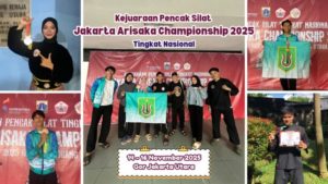 Read more about the article Kejuaraan Pencak Silat Jakarta Arisaka Championship 2025 Tingkat Nasional 14 – 16 November 2025 Gor Jakarta Utara