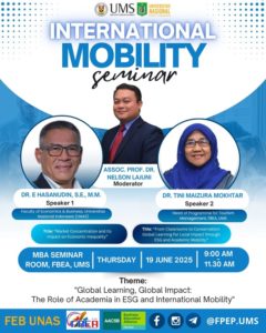 Read more about the article Dosen Doktor Ilmu Manajemen FEB UNAS Menjadi Pembicara Utama di International Mobility Seminar Universiti Malaysia Sabah