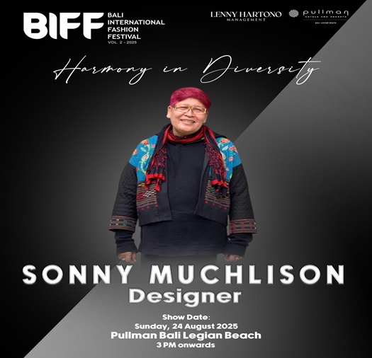 Read more about the article Mahasiswa Doktor Ilmu Manajemen FEB UNAS, Sonny Muchlison, Unjuk Karya di Bali International Fashion Festival 2025