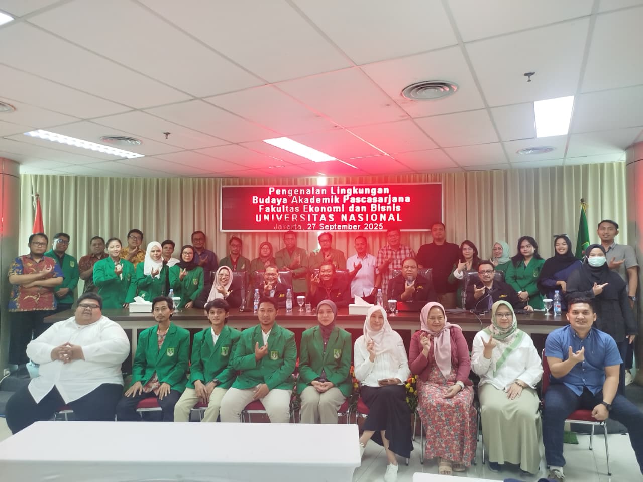 Read more about the article Pascasarjana Fakultas Ekonomi dan Bisnis Universitas Nasional menyelenggarakan Pengenalan Lingkungan Budaya Akademik (PLBA) Mahasiswa/i baru (MABA) pada Semester Ganjil Tahun Akademik 2025/2026.