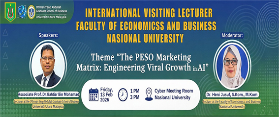 Read more about the article Guest Lecture dengan Tema : “The PESO Marketing Matrix: Engineering Viral Growth in AI”